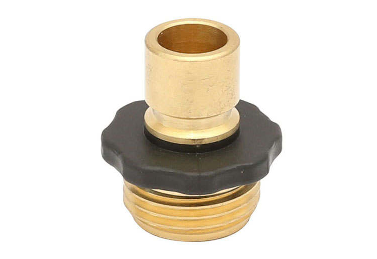 Ottone Male Garden Hose Quick Connect Fitting with Rubber